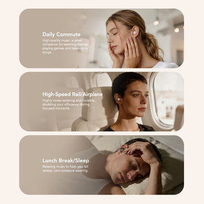 ZNP MS217 Noise-Canceling Sleep-Aid Bluetooth Headphones