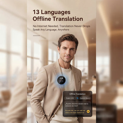 ZNP Z06 Smart Wearable AI Language Translator Real Time in 165 Languages