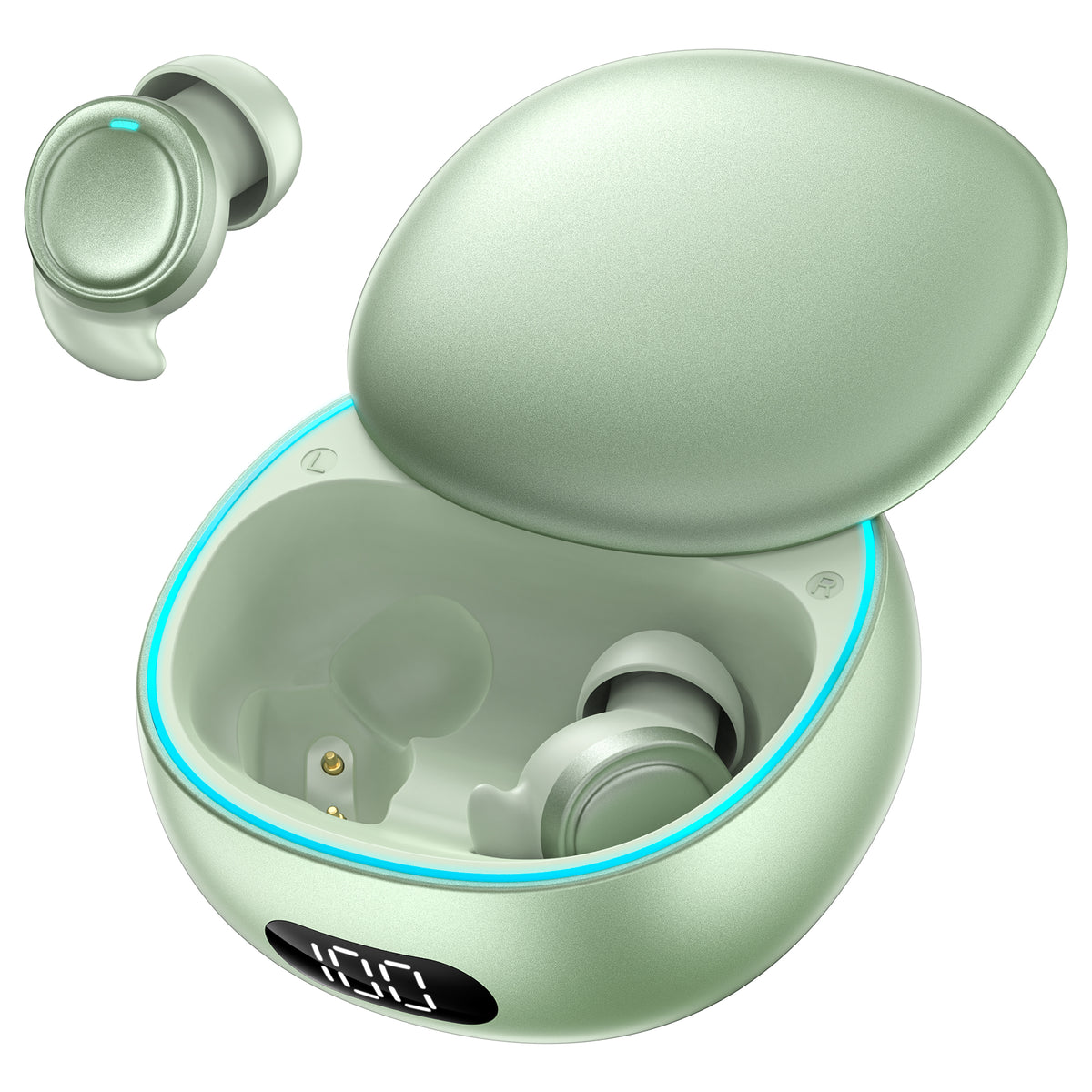 ZNP NE96 Metal/Plastic Bluetooth 6.0 Rechargeable Wireless Earbuds