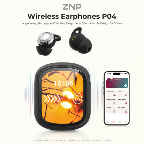 ZNP P04 AI Translation Sleep Earbuds