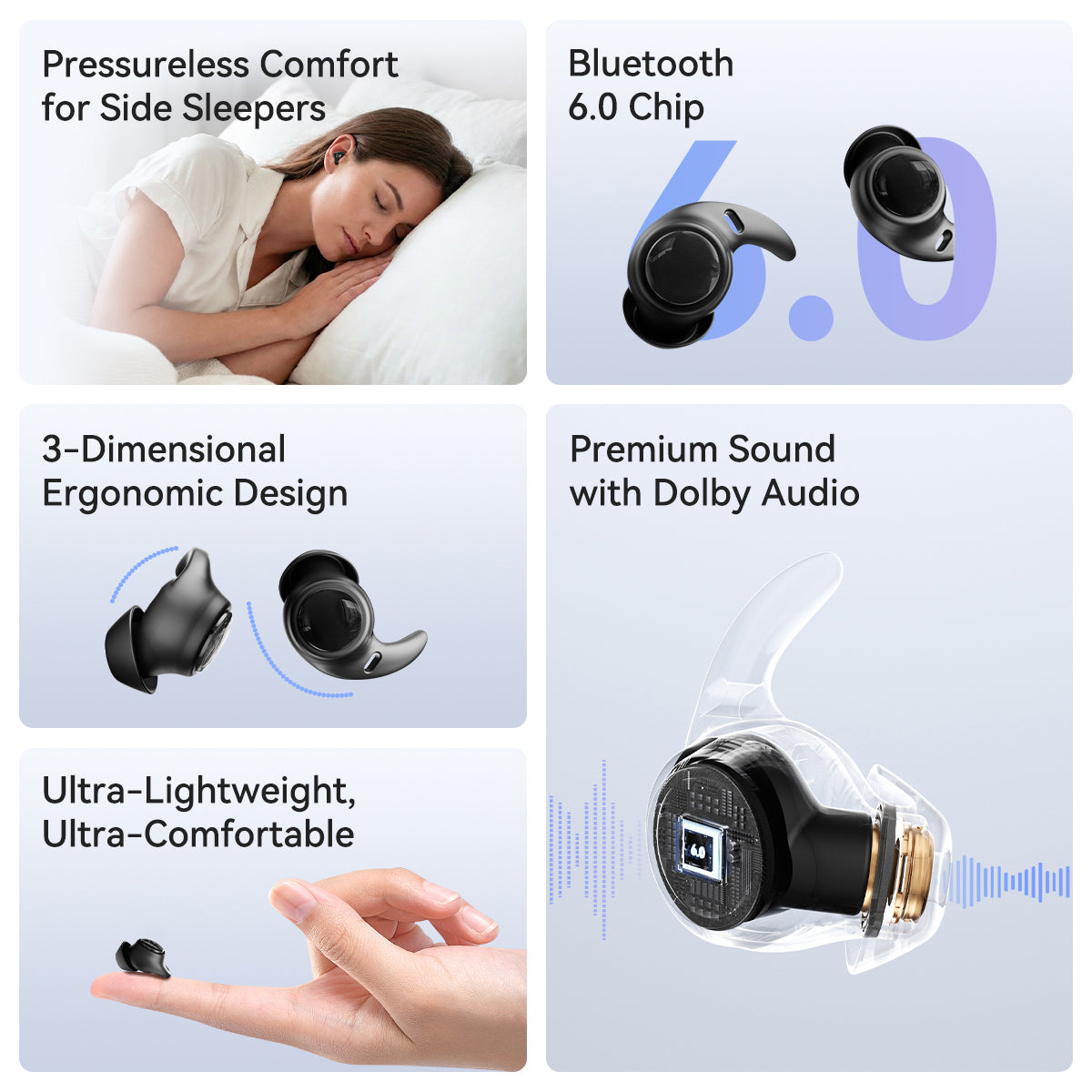 ZNP NE76 Sleep Earbuds Bluetooth