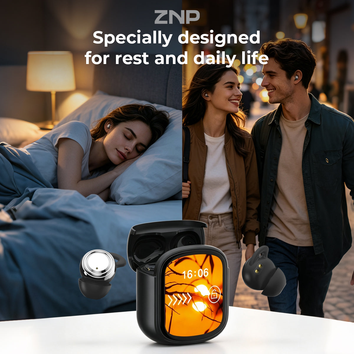 ZNP P04 AI Translation Sleep Earbuds