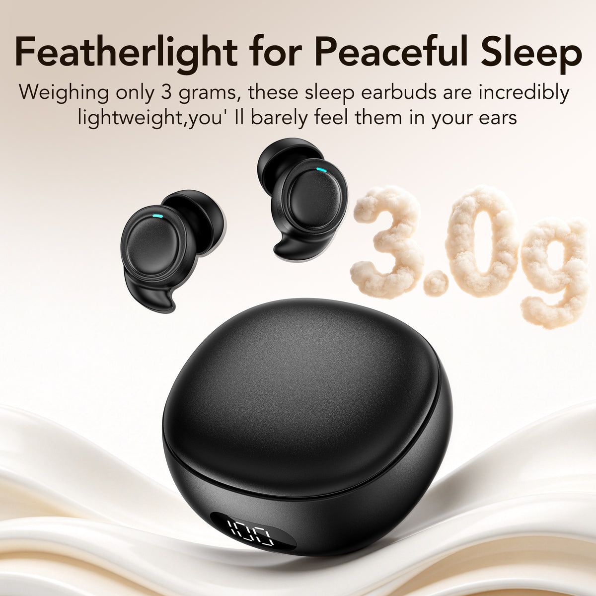 ZNP NE96 Metal/Plastic Bluetooth 6.0 Rechargeable Wireless Earbuds