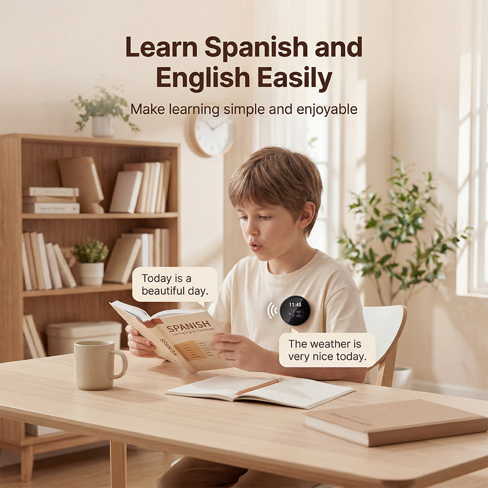 ZNP Z06 Smart Wearable AI Language Translator Real Time in 165 Languages